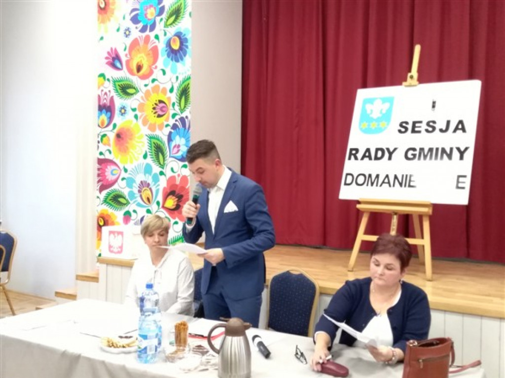Bartłomiej Jurga nowym przewodniczącym Gminy Domaniewice