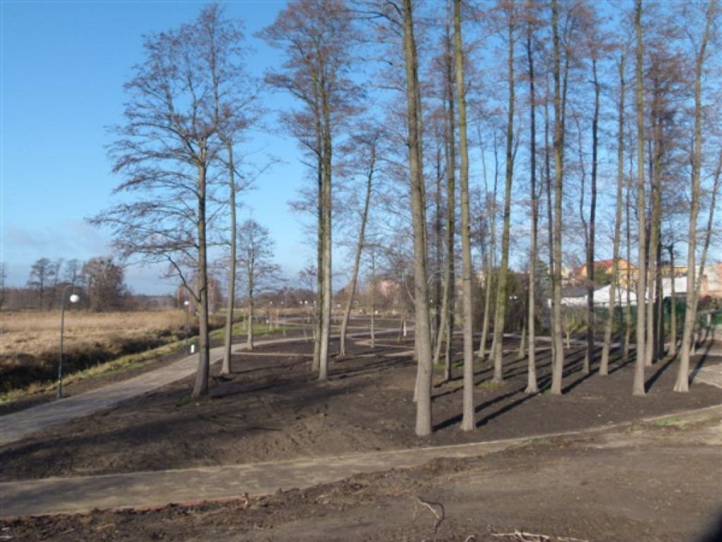 Parkowe ścieżki w Strykowie na finiszu