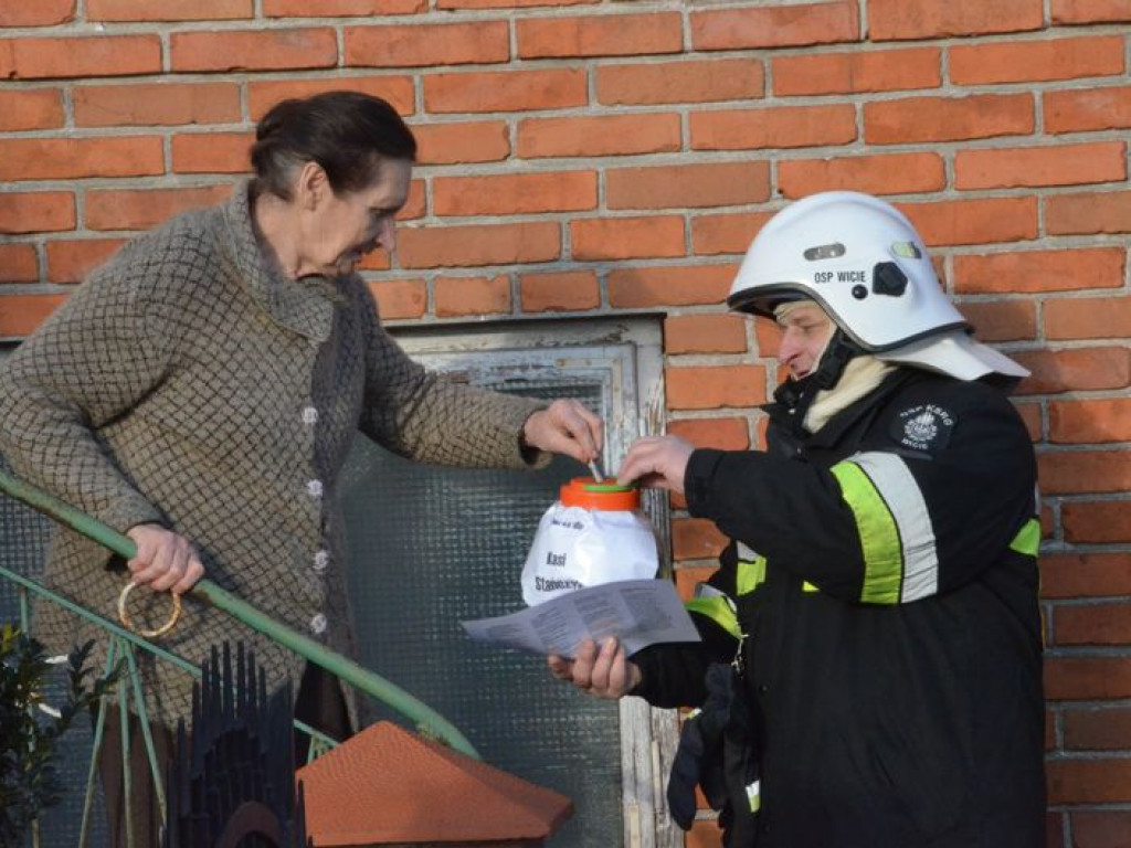 Strażacy z OSP Wicie dla Katarzyny Stańczyk