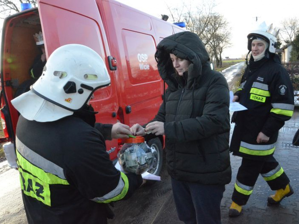 Strażacy z OSP Wicie dla Katarzyny Stańczyk