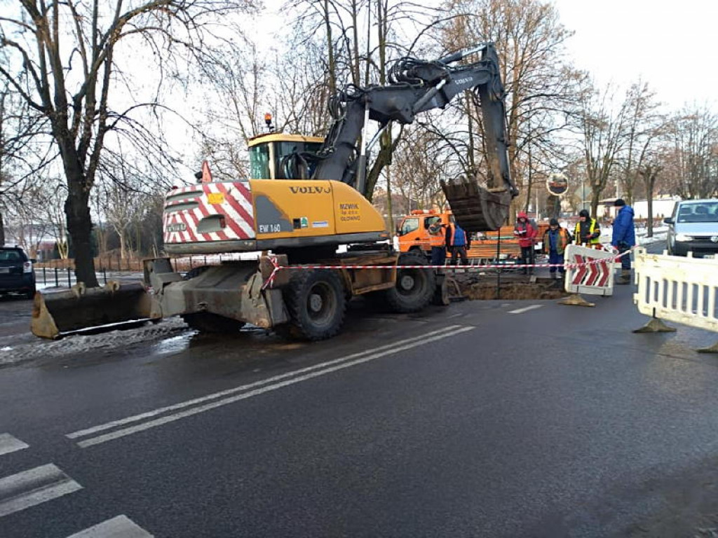 Głowno: centrum miasta bez wody