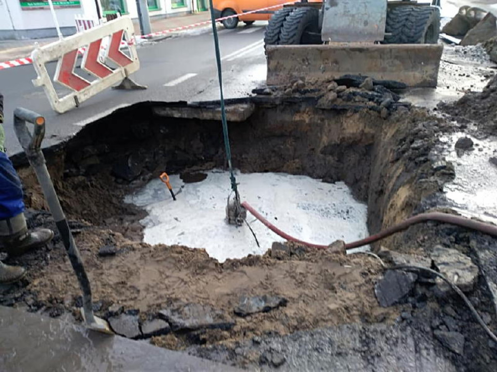 Głowno: centrum miasta bez wody