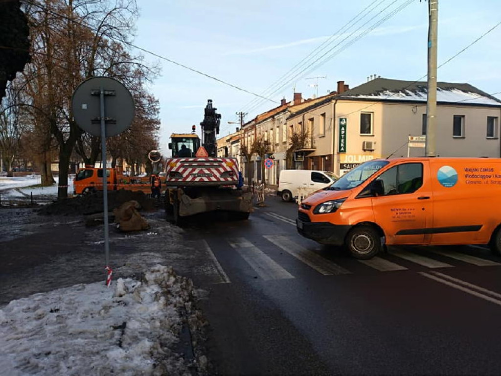 Głowno: centrum miasta bez wody