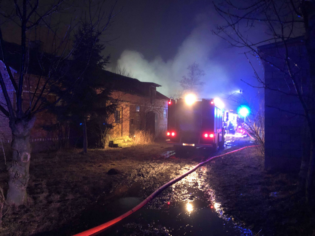 Pożar stodoły w Natolinie Kiernoskim