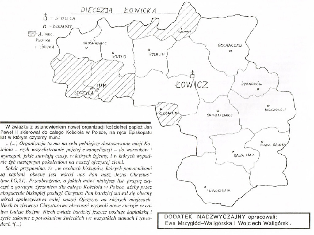Co Nowy Łowiczanin pisał przed laty o biskupie Alojzym Orszuliku i powstającej diecezji