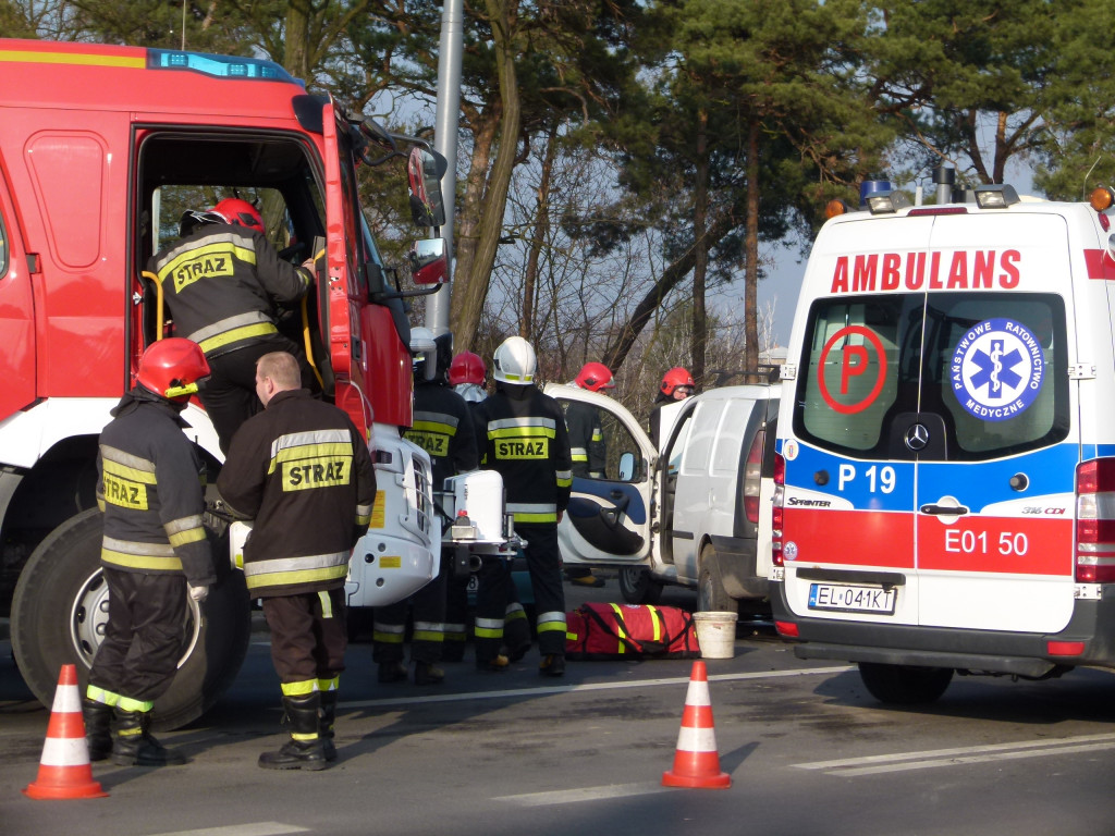 Kolizja na DK 14 w Głownie