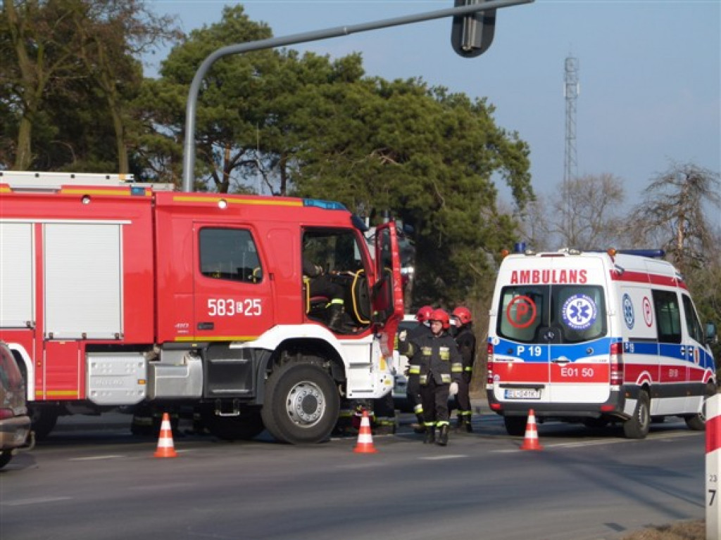 Kolizja na DK 14 w Głownie
