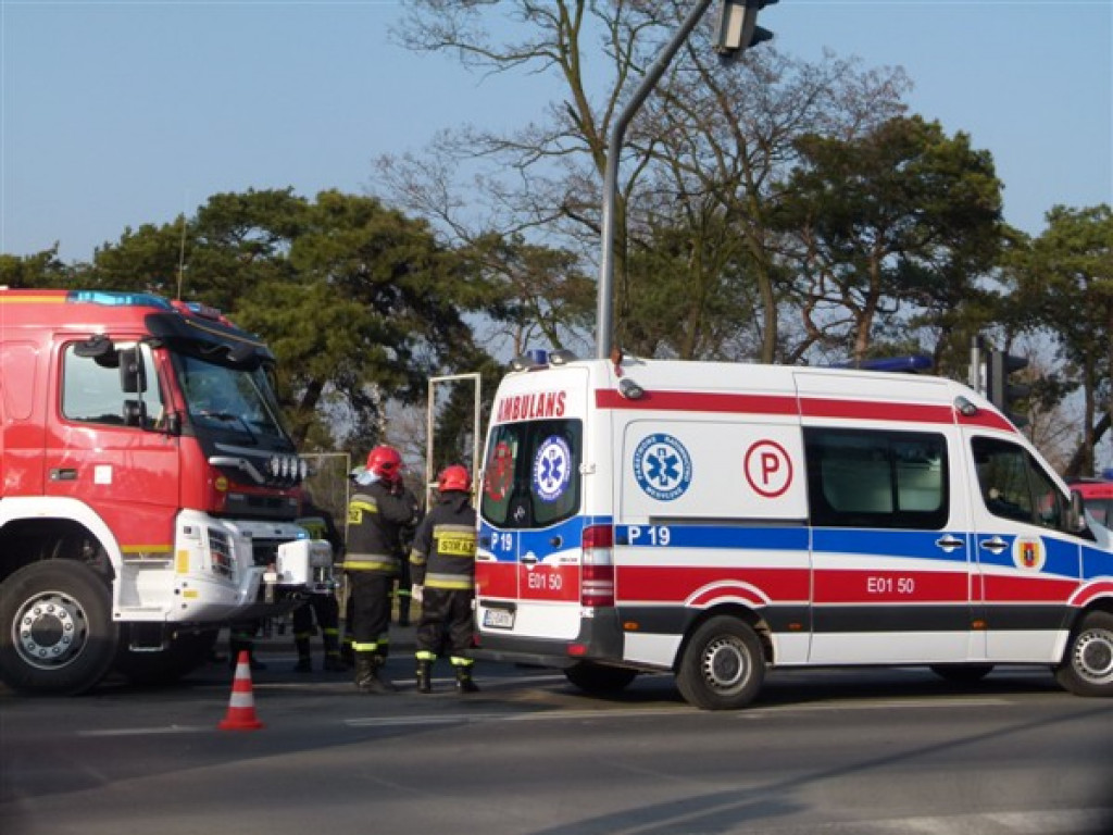 Kolizja na DK 14 w Głownie