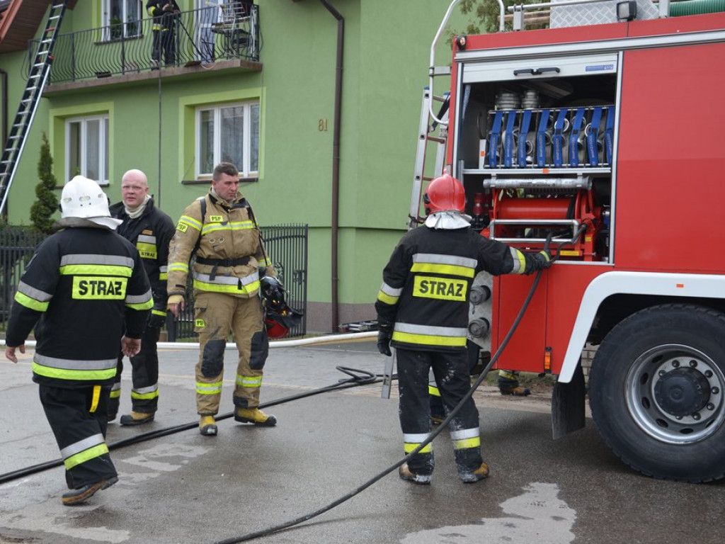 Pożar domu w Stachlewie, straty nawet 70 tys. zł