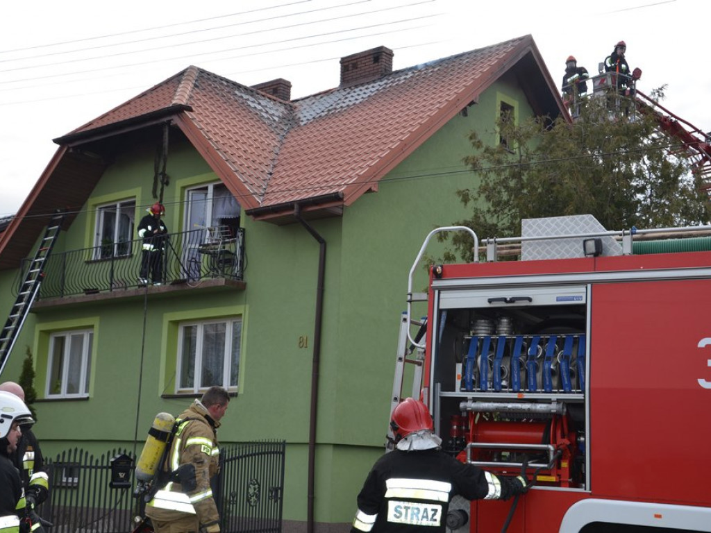 Pożar domu w Stachlewie, straty nawet 70 tys. zł