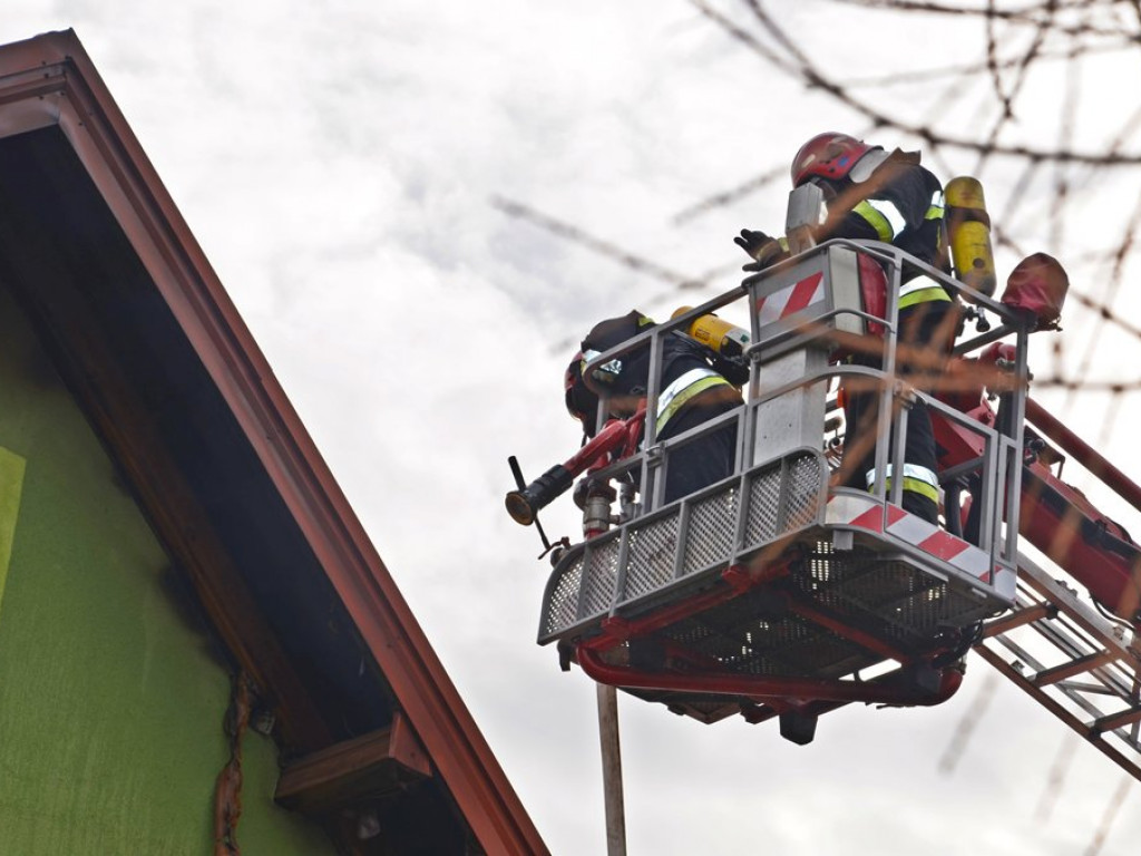 Pożar domu w Stachlewie, straty nawet 70 tys. zł