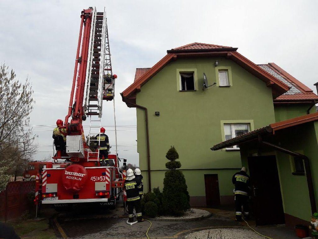 Pożar domu w Stachlewie, straty nawet 70 tys. zł