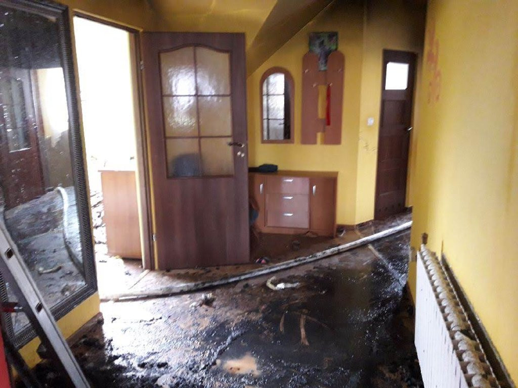 Pożar domu w Stachlewie, straty nawet 70 tys. zł