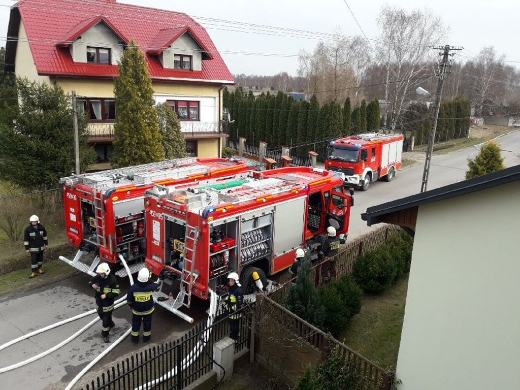 Pożar domu w Stachlewie, straty nawet 70 tys. zł