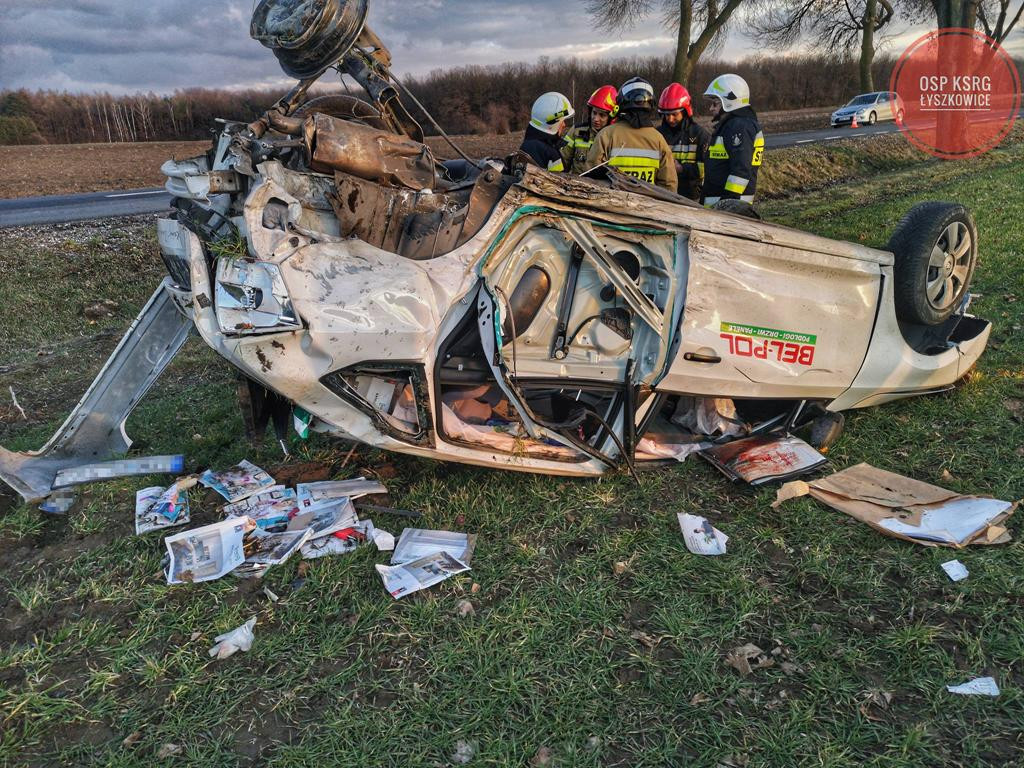 Poważny wypadek w okolicach Trzcianki