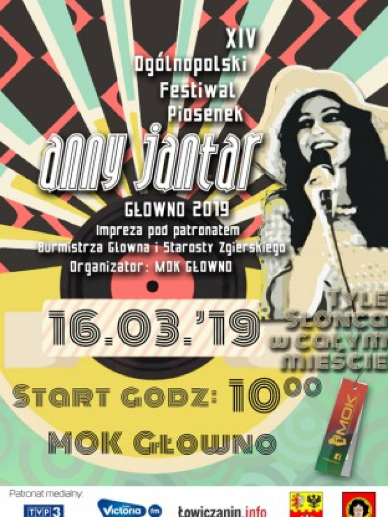 Głowno: Festiwal Piosenek Anny Jantar już jutro