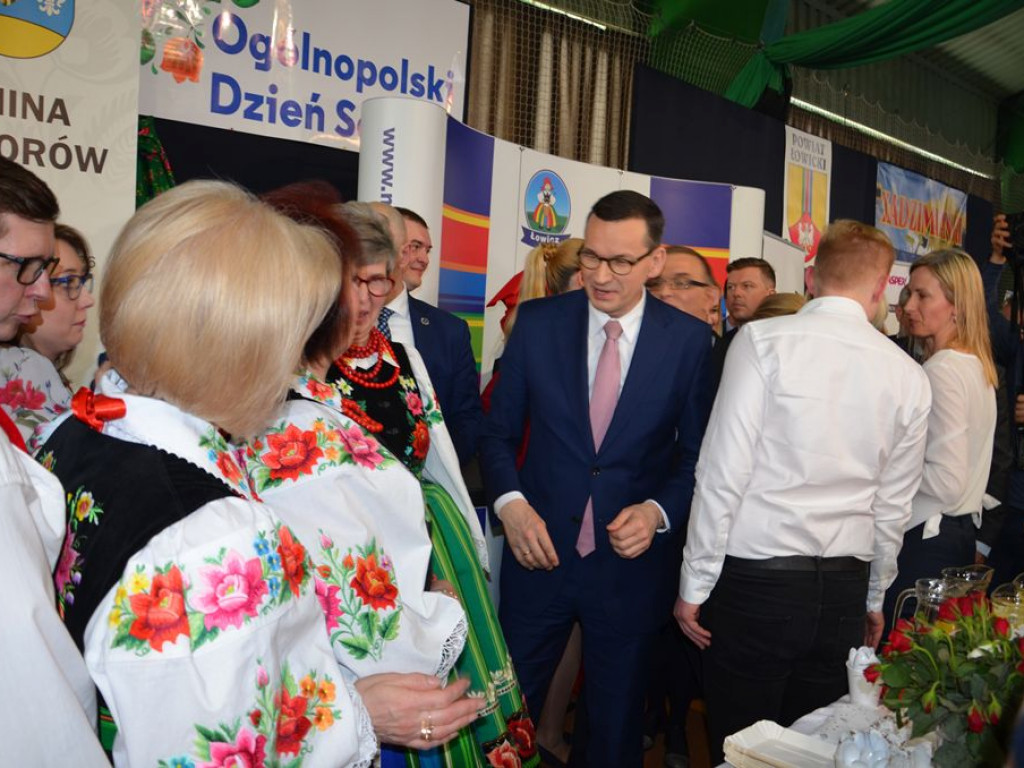 Premier Mateusz Morawiecki w Łowiczu: polska wieś daje nam siłę
