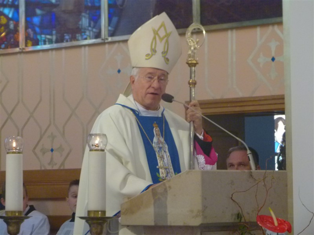 Wprowadzenie relikwii do sanktuarium w Mąkolicach