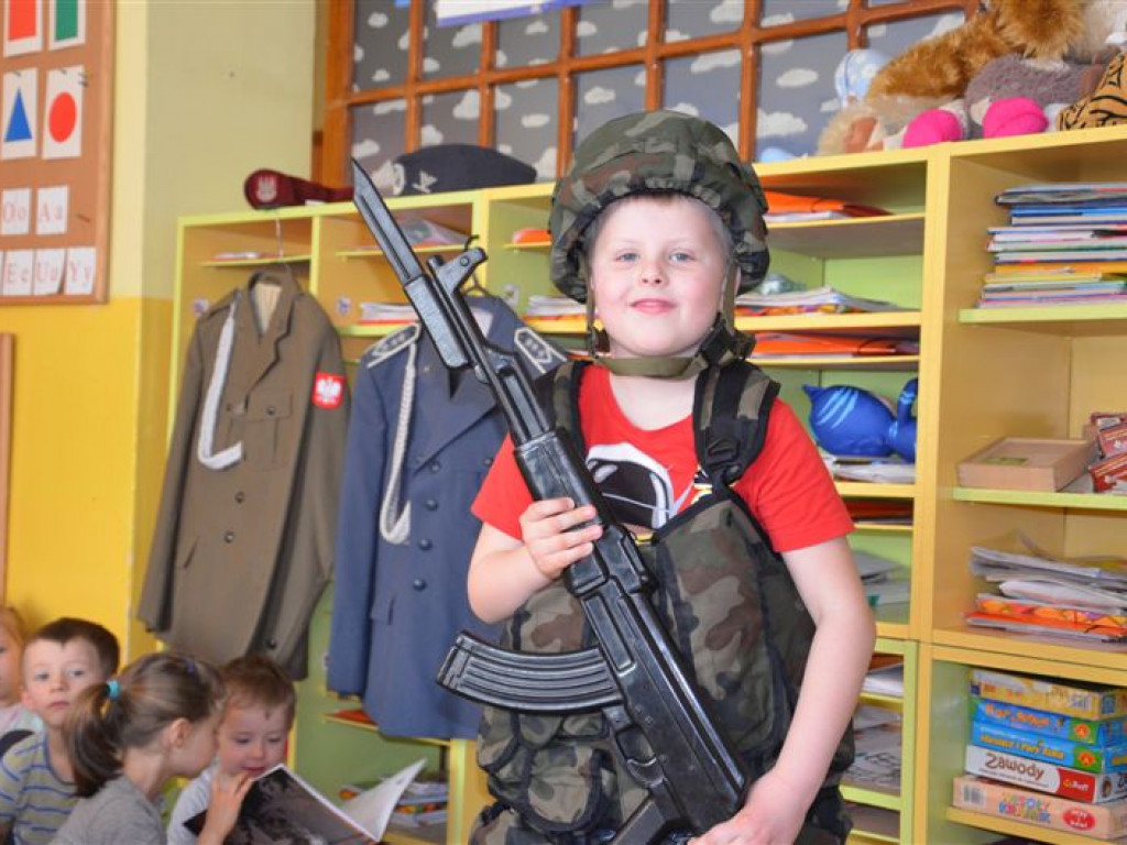 Spotkanie z żołnierzami w Przedszkolu nr 3