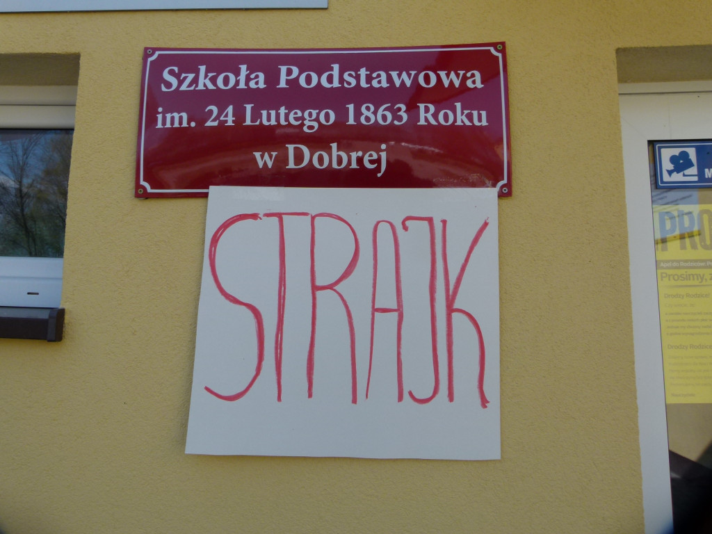 Gmina Stryków: w szkołach ciężka atmosfera - aktualizacja (drugi dzień strajku)