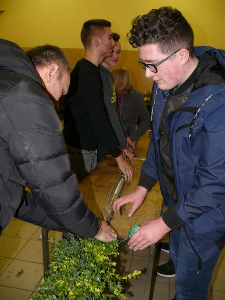 Młodzi z Korabki tworzyli palmę