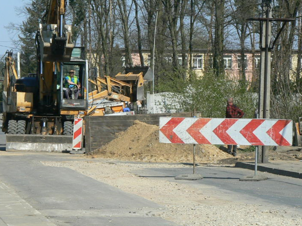 Głowno: trwa budowa kanalizacji deszczowej