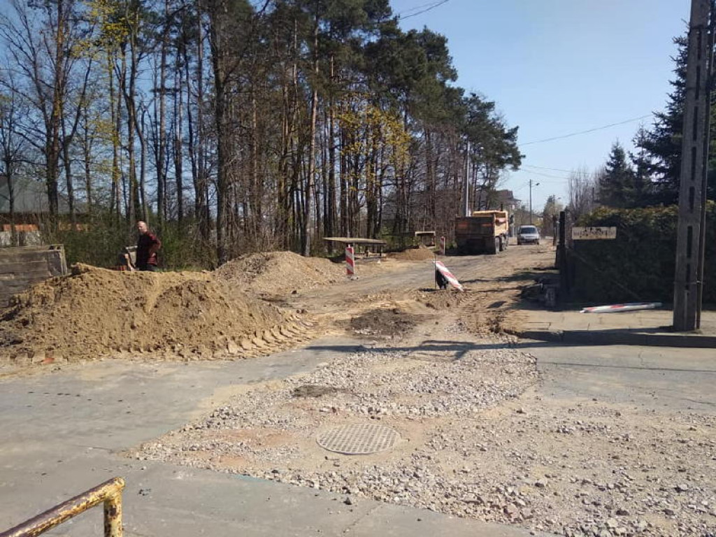 Głowno: trwa budowa kanalizacji deszczowej