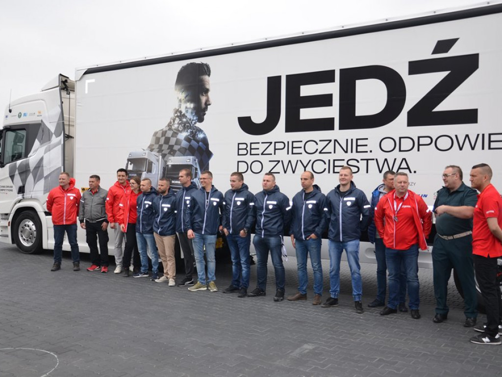 Kierowca z Sochaczewa wygrał konkurs Scanii w Łowiczu - aktualizacja