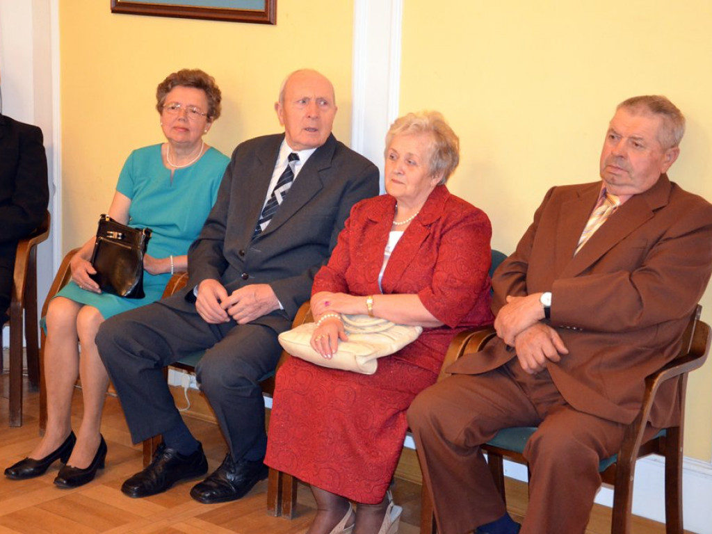 Małżonkowie świętowali Złote Gody w ratuszu
