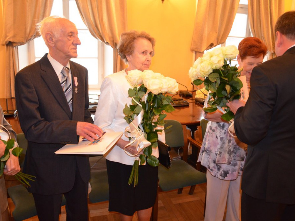 Małżonkowie świętowali Złote Gody w ratuszu