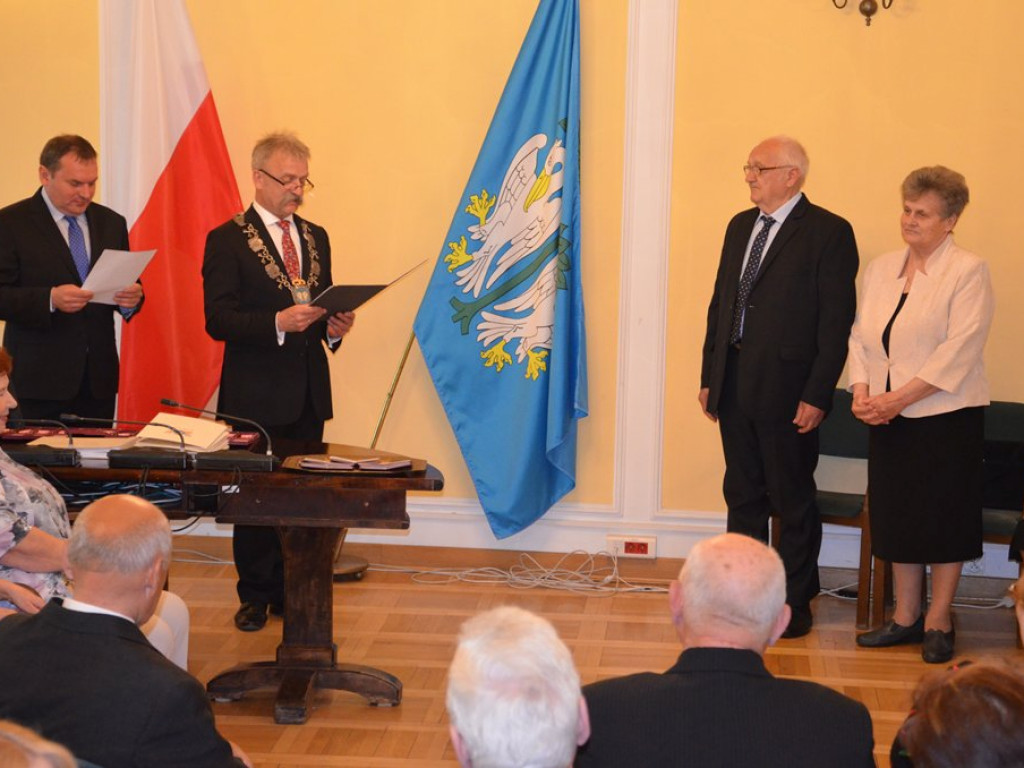 Małżonkowie świętowali Złote Gody w ratuszu