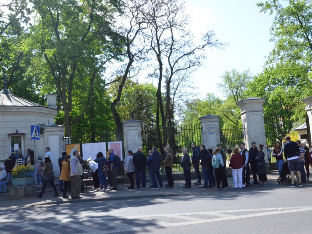 Zabawa edukacyjna pochłonęła zwiedzających Muzeum w Nieborowie