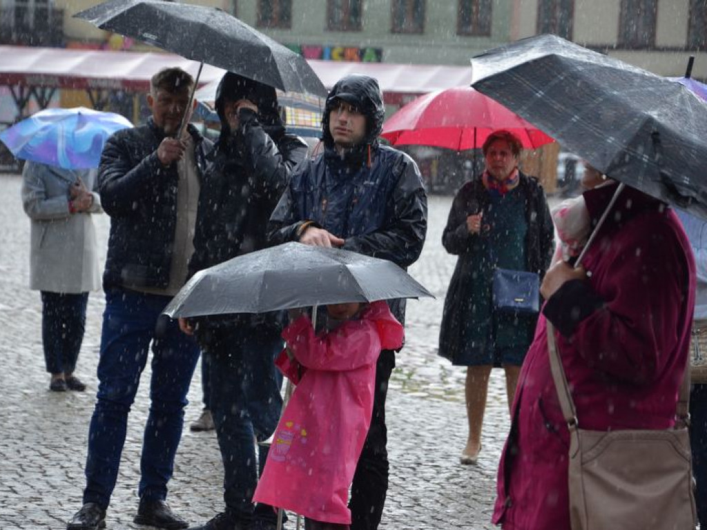 Deszcz nie był im straszny