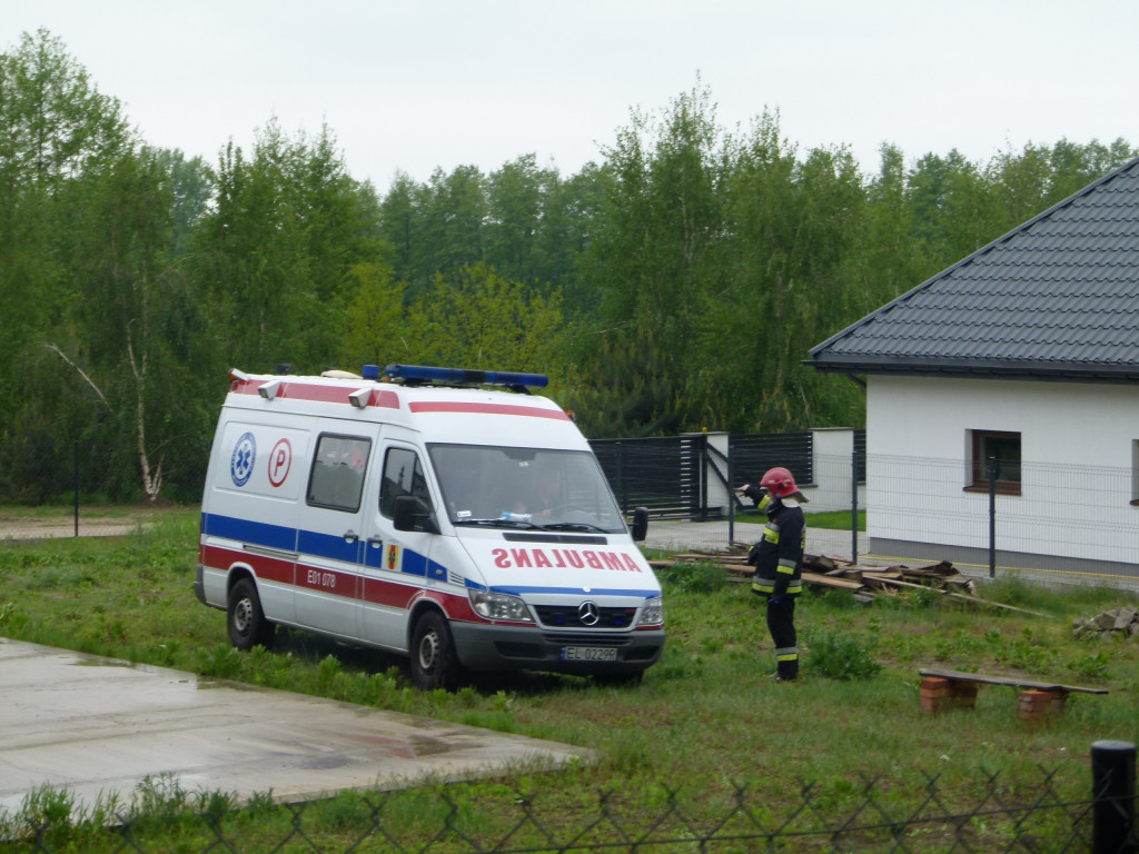 Toyota uderzyła w drzewo w Domaniewicach