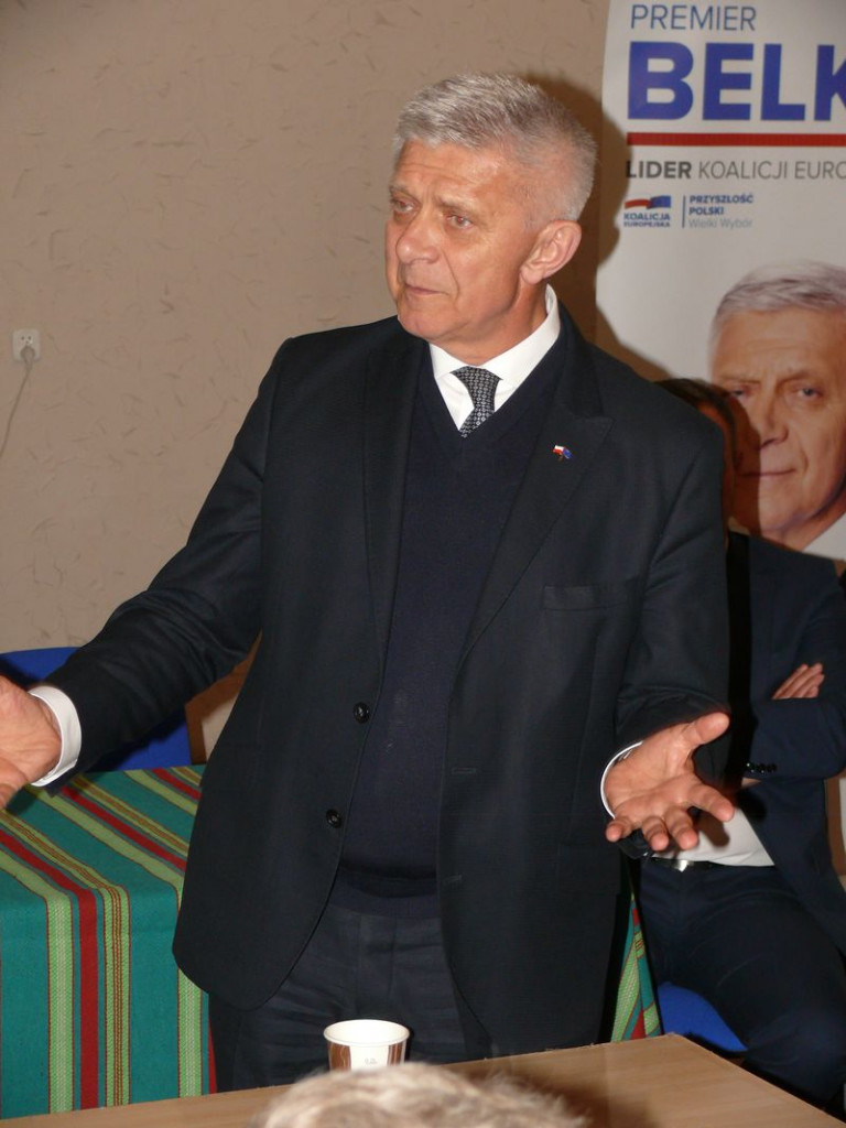 Marek Belka w Łowiczu