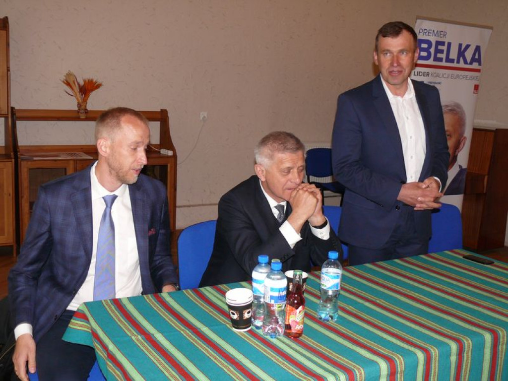 Marek Belka w Łowiczu