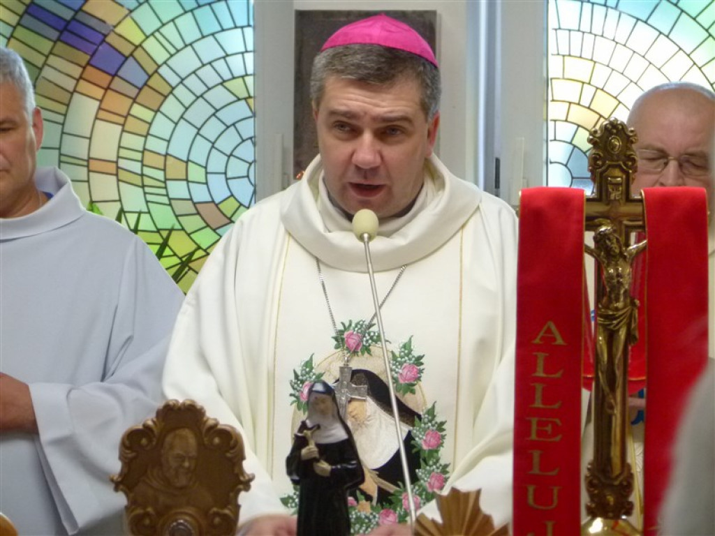 Wprowadzenie relikwii św. Rity do kaplicy szpitalnej