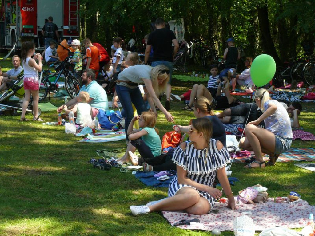 Rodziny bawiły się na pikniku w Lasku Miejskim