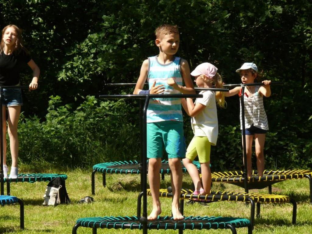 Rodziny bawiły się na pikniku w Lasku Miejskim