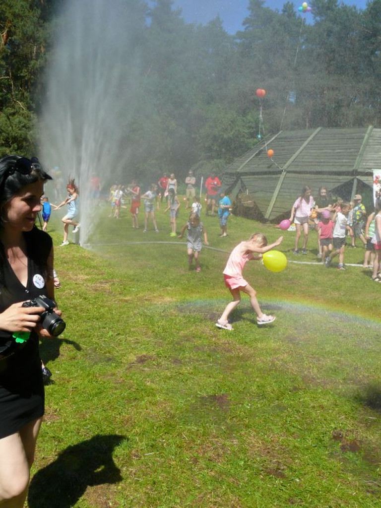 Rodziny bawiły się na pikniku w Lasku Miejskim