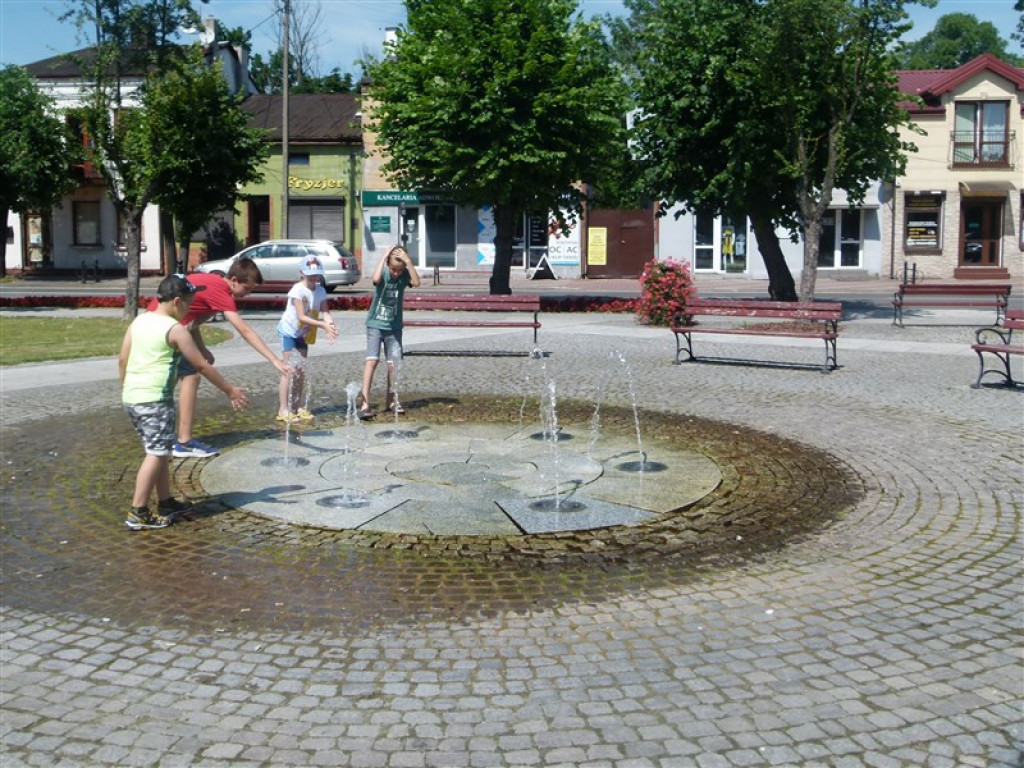 Naprawiono fontannę w Głownie