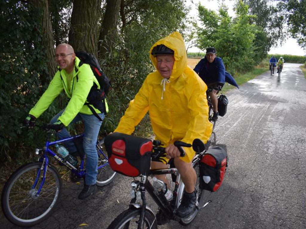 Rowerowy rajd dotarł do Zduńskiej Dąbrowy