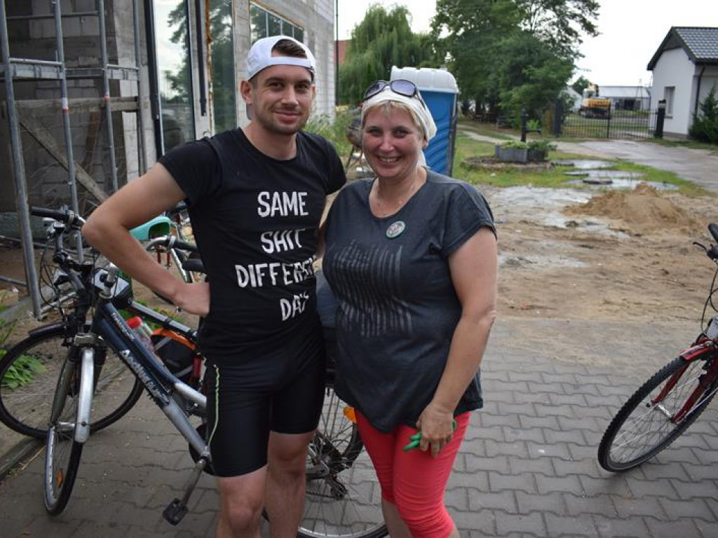 Rowerowy rajd dotarł do Zduńskiej Dąbrowy