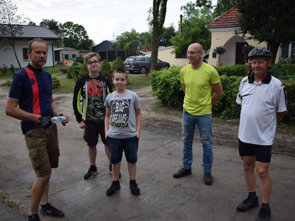 Rowerowy rajd dotarł do Zduńskiej Dąbrowy