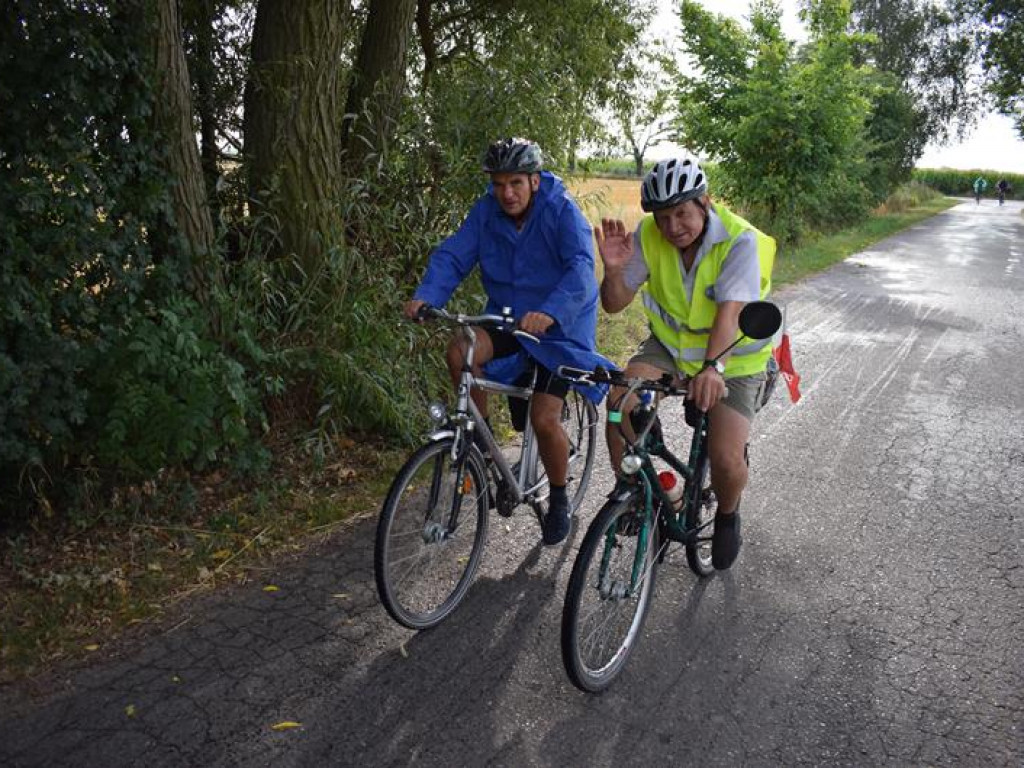 Rowerowy rajd dotarł do Zduńskiej Dąbrowy