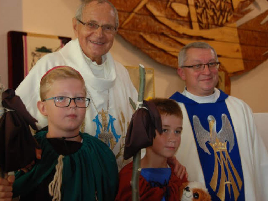 Biskup Antoni Długosz na odpuście w Boczkach Chełmońskich