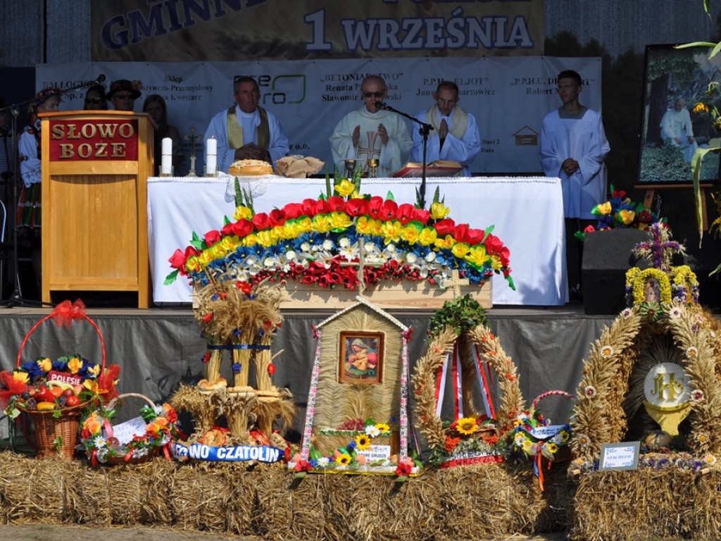 Dożynki gminne przy OSP Polesie [zdjęcia]