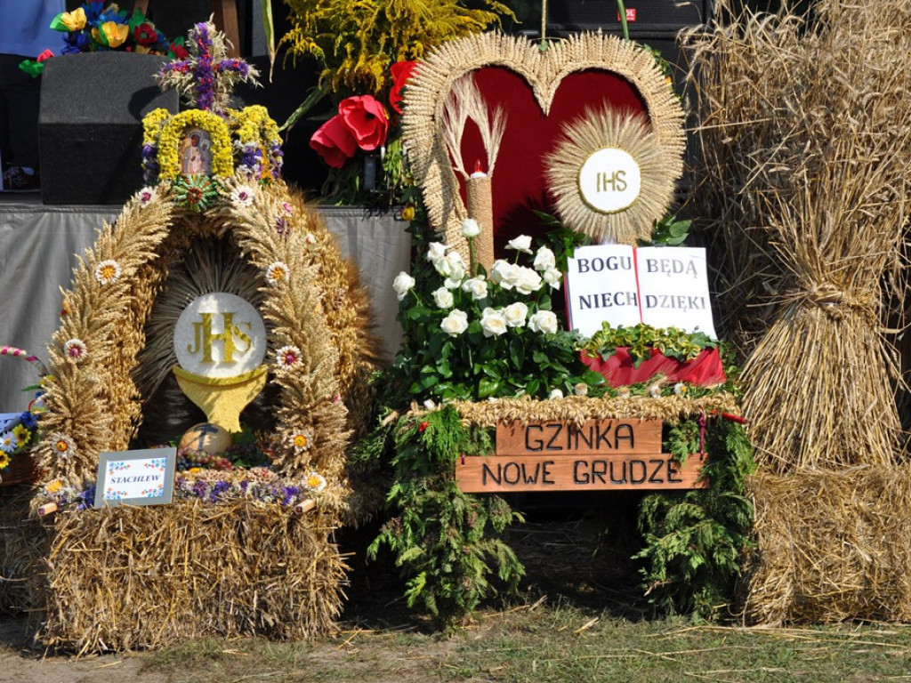 Dożynki gminne przy OSP Polesie [zdjęcia]