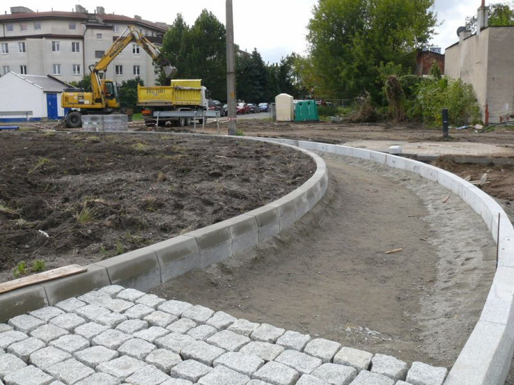Rondo powoli wyłania się z placu budowy