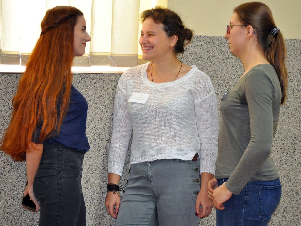 Absolwenci Pijarskiego LO spotkali się z uczniami klas maturalnych